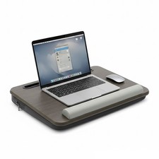 Coussin PC portable, plateau genoux, support smartphone, housse