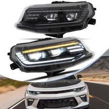 VLAND FULL LED Phare avant pour 2016-2018 Chevrolet Camaro LT SS RS ZL LS