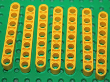7 x Lego Technic Yellow Beam 7 ref 32524 set 42114 8069 42131 8258 8109 8264