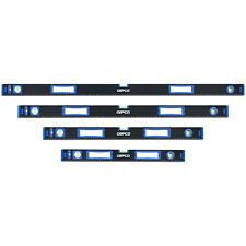 Niveau à Bulle Aluminium 2 Poignée 60-200 CM 3 Libellules Souverain Magnétique