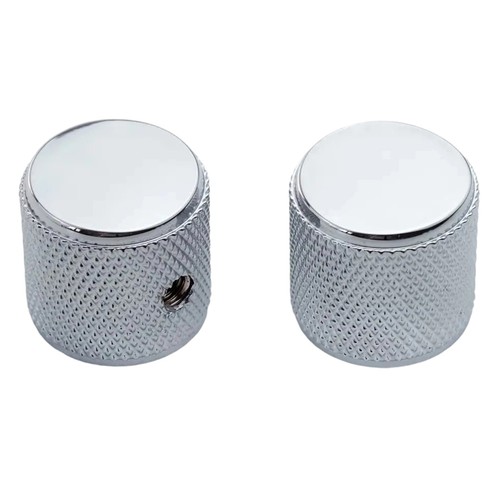 Boutons guitare chromés - guitare,