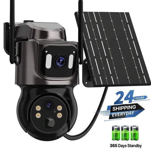 8mp wireless solar camera - 4k,