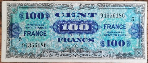 Billet 100 francs - , 1944