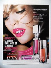 PUBLICITE-ADVERTISING :  GEMEY MAYBELLINE Color Elixir 2014Cosmétique Maquillage