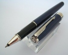 STYLO ROLLER BILLE DE PRESTIGE PARKER SONNET BLEU ROYAL NEUF DE STOCK XA43