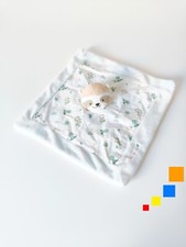 Doudou Plat/Mouchoir Singe Paresseux Marron Blanc Bleu Dinosaure - Sergent Major