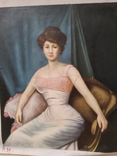 Tableau Dama Noble Peint À