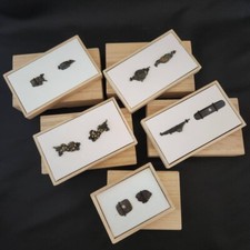 Japonais Old Bronze Menuki A