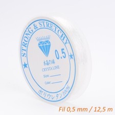 Fil élastique transparent 0.5