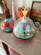 Lot De 2 Anciennes Toupies Pour Enfants.