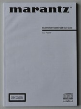 Notice Marantz lecteur cd  CD5001 - multilangue