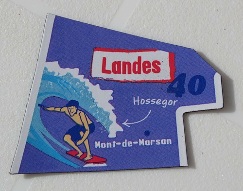 Magnet gaulois landes carte - magnet,