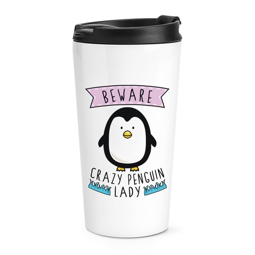 Attention fou pingouin - attention, femme