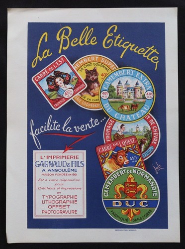 Affiche belle etiquette - la,
