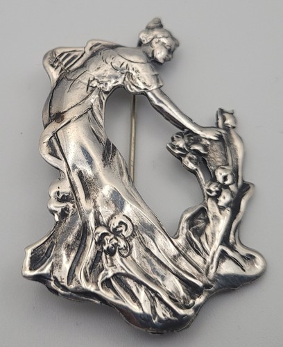 Ancienne broche art - broche, en