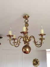 lustre Hollandais bronze doré