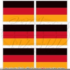 ALLEMAGNE Allemand Deutschland Drapeau Mobile Téléphone Mini Autocollant 40mm x6