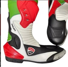 Ducati bottes moto cuir course