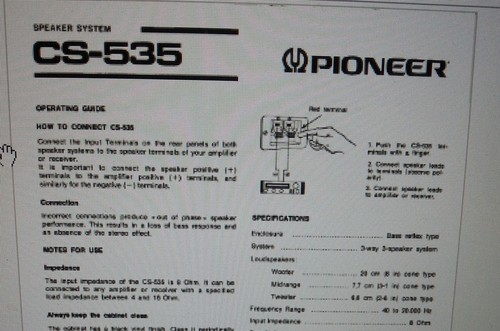 Manuale utente speakers - utente, casse