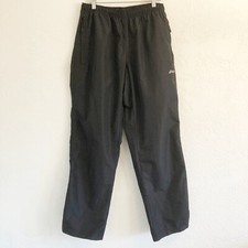 Aesics Black Windbreaker Pants