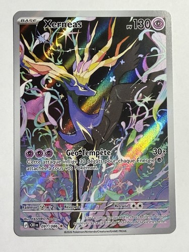 Carte pokémon xerneas 091 - pokémon,