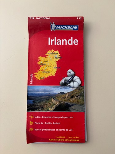 Ancienne carte michelin 712 - ancienne, n°712