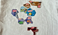 Lot de 9 aimants magnets départements carte de France