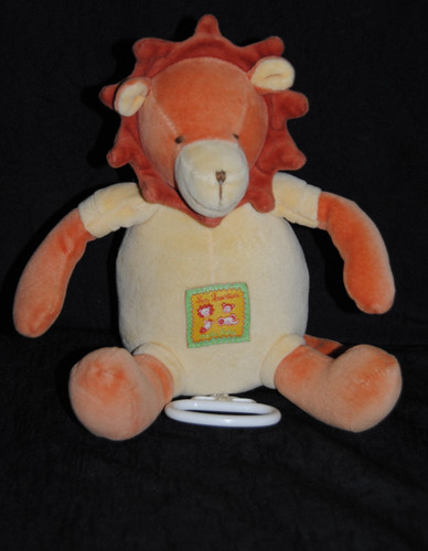 Doudou lion musical moulin - musical,
