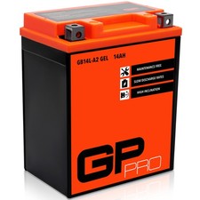 Batterie 12V 14Ah GEL GP-PRO GB14L-A2 moto scooter similaire YB14L-A2 YB12AL-A2