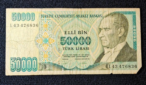 Billet turquie 50000 lira - 50000,