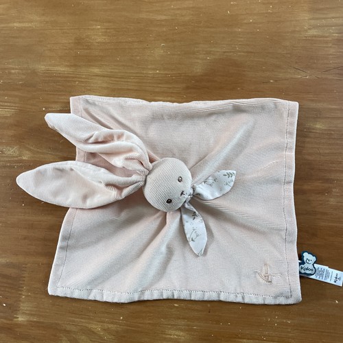 Doudou plat carré lapin - plat,