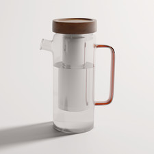 Carafe filtrante en verre 1,5