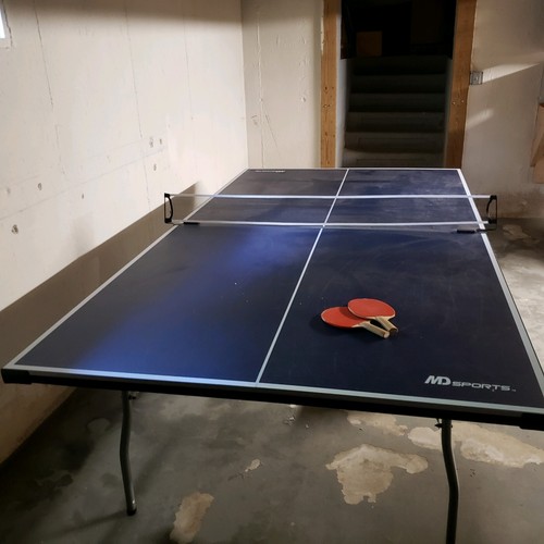 Ping pong table comes with - pong,
