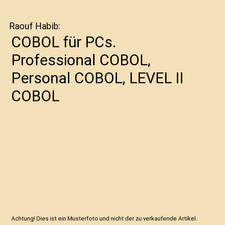 COBOL für PCs. Professional
