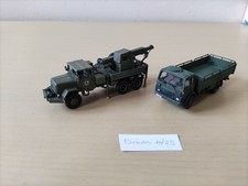 2 CAMIONS MILITAIRES 1/87e