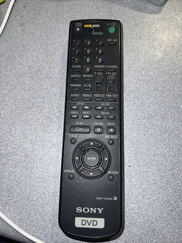 Sony dvd remote model - sony,