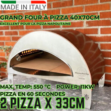 Four a pizza grand 2 x 33cm Pizza Party EMOZIONE Four a gaz pizza 40x70cm Copper