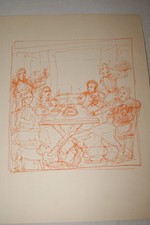 ANDRE DERAIN DESSIN EN COULEUR