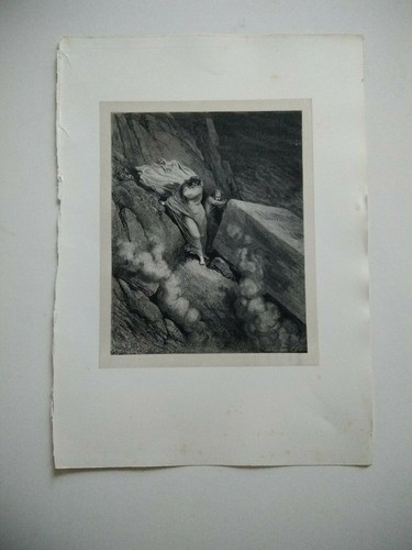 Gravure ancienne gustave doré - ancienne,