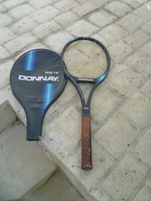 ancienne raquette de tennis bois donnay mùid 15 graphite composite