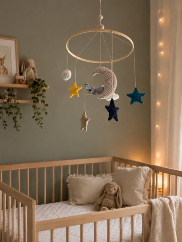 Mobile pour lit bébé - mobile, fait