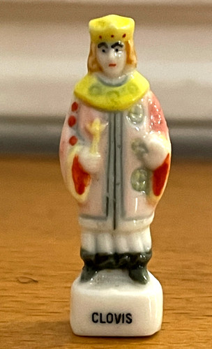 Fève roi clovis joli - roi, costume