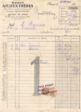 19-0413   1929 MAISON AMIEUX FRERES A PARIS - M. BOUREAU