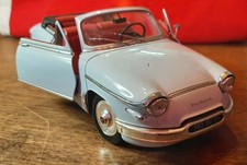 Panhard bleu PL 17 Cabriolet