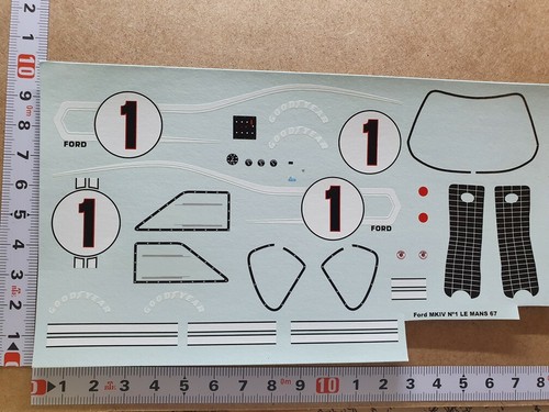Decals ford gt40 mkiv - mkiv,