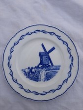 porcelaine d'arras-caudron grand plat rond (moulin de dainville)
