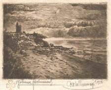 Gravure Ancienne CLAIR de LUNE