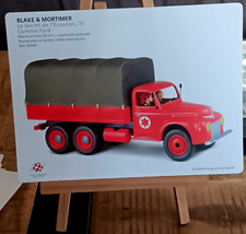 Aroutcheff & Jacobs - Fiche technique en Pvc pour  camion Ford, Blake & Mortimer