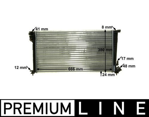 Hella 8mk376715 521 radiateur - hella,