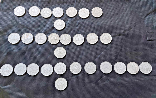 Lot pièces de 5 francs - 29,